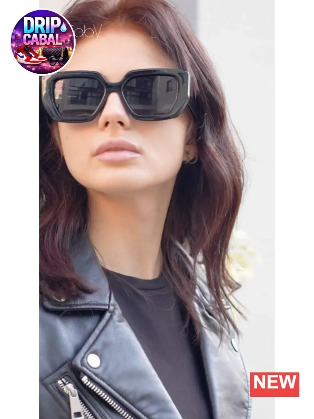 Oversized Square Sunglasses for Women Men UV400 Protection Chunky Frame Shades